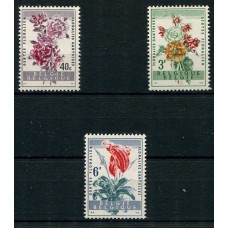 FLORES BELGICA SERIE COMPLETA DE ESTAMPILLAS MINT