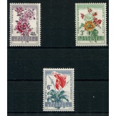 FLORES BELGICA SERIE COMPLETA DE ESTAMPILLAS MINT