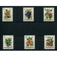 FRUTOS AUSTRIA SERIE COMPLETA DE ESTAMPILLAS MINT