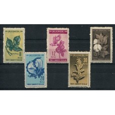 FLORES SERIE COMPLETA DE ESTAMPILLAS MINT TURQUIA