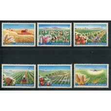 FRUTOS RUMANIA SERIE COMPLETA DE ESTAMPILLAS MINT