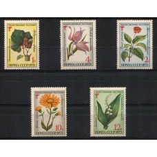 FLORES SERIE COMPLETA DE ESTAMPILLAS MINT RUSIA 1973