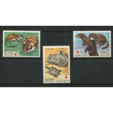 FAUNA FINLANDIA SERIE COMPLETA DE ESTAMPILLAS MINT