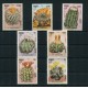 FLORES CACTUS SERIE COMPLETA DE ESTAMPILLAS MINT KAMPUCHEA