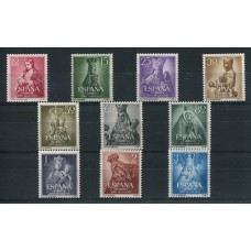 ESPAÑA 1954 Yv. 843/52 ESTAMPILLAS NUEVAS MINT RELIGION 15 EUROS