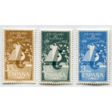 ESPAÑA 1955 Yv. 873/5 SERIE COMPLETA DE ESTAMPILLAS NUEVAS