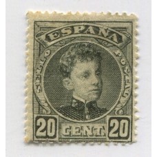 ESPAÑA 1901 Yv. 217 ESTAMPILLA NUEVA CON GOMA 43 Euros