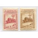 ESPAÑA 1930 Yv. 440 y 441 FERROCARRILES LOS VALORES FINALES DE LA SERIE ESTAMPILLAS NUEVA CON GOMA, MUY BUENA CALIDAD RARAS € 630