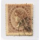 ESPAÑA 1868 YV. 099 ESTAMPILLA USADA 80 Euros