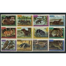 FAUNA SALVAJE SERIE COMPLETA DE ESTAMPILLAS MINT VENEZUELA