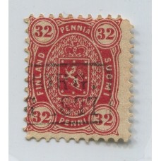 FINLANDIA 1875 Yv. 20 ESTAMPILLA USADA 45 Euros