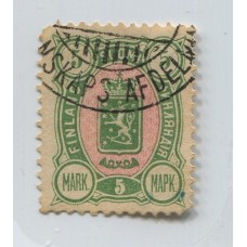 FINLANDIA 1889 Yv. 34 ESTAMPILLA USADA 70 Euros