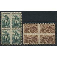 FRANCIA 1936 Yv. 314/5 SERIE COMPLETA DE ESTAMPILLAS NUEVAS MINT EN CUADROS 74 EUROS