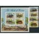 REPTILES FAUNA SERIE COMPLETA DE ESTAMPILLAS NUEVAS MINT + BLOQUE de KIRIBATI