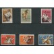 BELGICA 1961 Yv. 1182/7 SERIE COMPLETA DE ESTAMPILLAS MINT ANIMALES, FAUNA VARIADA