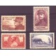 FRANCIA 1940 Yv. 454/7 SERIE COMPLETA DE ESTAMPILLAS NUEVAS MILITARES