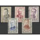 FRANCIA 1960 Yv. 1248/52 HEROES DE LA RESISTENCIA SEGUNDA GUERRA