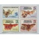 REPUBLICA DOMINICANA FAUNA MURCIELAGOS SERIE COMPLETA DE ESTAMPILLAS MINT