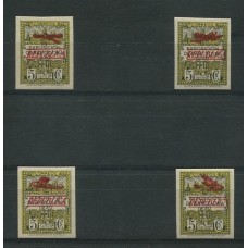 ESPAÑA 1931 BARCELONA CORREOS LOCALES Yv. 13A SERIE COMPLETA DE ESTAMPILLAS NUEVAS CON GOMA 40 EUROS