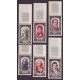 FRANCIA 1950 Yv. 867/71 SERIE COMPLETA DE ESTAMPILLAS NUEVAS MINT 90 EUROS