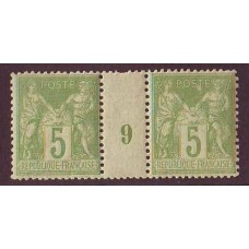 FRANCIA 1898 Yv. 102 ESTAMPILLAS MINT CON MILLESIMES 70 Euros