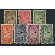 ETHIOPIA 1931 YV. A 11/7 SERIE COMPLETA DE ESTAMPILLAS MINT AVIONES 24 EUROS