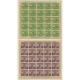 ESTADOS UNIDOS Yv. BLOCK 1A/2 HOJITAS DE ESTAMPILLAS NUEVAS MINT 100 EUROS