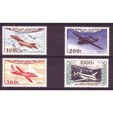 FRANCIA Yv. AEREO 30/3 SERIE COMPLETA DE ESTAMPILLAS MINT AVIONES RARA 350 EUROS