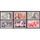FRANCIA 1955 Yv. 1012/7 SERIE COMPLETA DE ESTAMPILLAS NUEVAS MINT