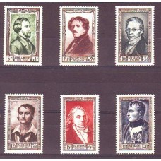 FRANCIA 1951 Yv. 891/6 SERIE COMPLETA NUEVA MINT PERSONALIDADES NAPOLEON