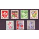 FRANCIA 1960 Yv. 1230/4A SERIE COMPLETA DE ESTAMPILLAS NUEVAS MINT