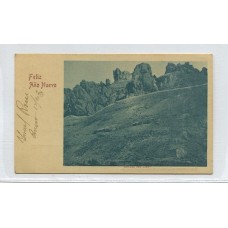 ARGENTINA 1900 ENTERO POSTAL TARJETA CON VISTA DE LA PATAGONIA CIRCULADO EN 1903 DESDE POSADAS MISIONES