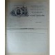 ARGENTINA 1901 TELEGRAFO DE LA NACION HOJA TELEGRAMA PARA SALUDAR A BARTOLOME MITRE POR SU 80º ANIVERSARIO