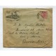 ARGENTINA 1908 SOBRE CIRCULADO CON PUBLICIDAD DEL COLEGIO DEL SALVADOR, MATASELLO RAMOS MEJIA