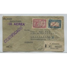 ARGENTINA 1933 SOBRE CIRCULADO VIA AEREA A ALEMANIA CON $ 1,35 DE FRANQUEO