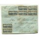 ARGENTINA 1902 SOBRE CERTIFICADO CIRCULADO CON ESTAMPILLAS DEL PUERTO DE ROSARIO