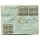 ARGENTINA 1902 SOBRE CERTIFICADO CIRCULADO CON ESTAMPILLAS DEL PUERTO DE ROSARIO
