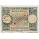 ARGENTINA 1951 CUPON DE RESPUESTA INTERNACIONAL ENTERO POSTAL DE $ 0,40 DE FACIAL RESELLADO $ 0,65 SOBRECARGA ENMARCADA