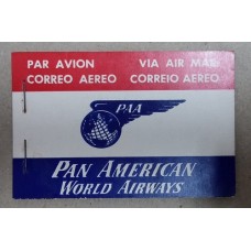 ARGENTINA 1945 CARNET COMPLETO CON ETIQUETAS MINT DE PAN AMERICAN PAA, FECHA TENTATIVA, RARO