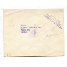 ARGENTINA 1960 CARTA CIRCULADA POR CORREO PRIVADO WINDY FECHA TENTATIVA