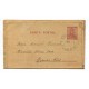 ARGENTINA 1919 ENTERO POSTAL CON MATASELLO FERROCARRIL FCS 3