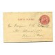 ARGENTINA 1908 ENTERO POSTAL CON MATASELLO FERROCARRIL CONSTITUCION A DOLORES FCS 1 , RARA