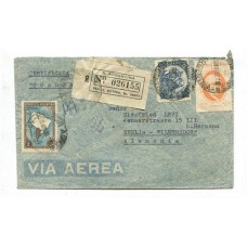 ARGENTINA 1938 CORREO AEREO CARTA CIRCULADA A ALEMANIA POR CONDOR LUFTHANSA