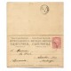 ARGENTINA 1892 ENTERO POSTAL TARJETA CON RESPUESTA PAGA CIRCULADA A ALEMANIA