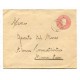 ARGENTINA 1897 ENTERO POSTAL SOBRE CON MATASELLO CANALS SANTA FE, RARO