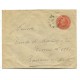 ARGENTINA 1903 ENTERO POSTAL SOBRE CON MATASELLO VELA