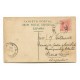 ARGENTINA 1907 TARJETA DE ESPAÑA CON MATASELLO ARGENTINO APLICADO AL ARRIVO POR NO TENER MARCA DE SALIDA, MUY RARO