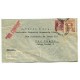 ARGENTINA 1935 FRANQUEO MIXTO CORREO AEREO CARTA CIRCULADA A BRASIL POR CONDOR