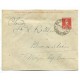 ARGENTINA 1924 ENTERO POSTAL SOBRE CON MATASELLO GILBERT ENTRE RIOS