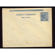 ARGENTINA 1940 ENTERO POSTAL SOBRE SERVICIO OFICIAL TORO